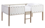 Wrenalyn White/Light Tan Wood Twin Loft Bed