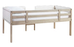 Wrenalyn White/Light Tan Wood Twin Loft Bed