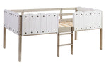 Wrenalyn White/Light Tan Wood Twin Loft Bed