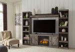 Wynnlow Gray Wood LG TV Stand