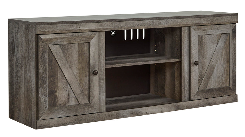 Wynnlow Gray Wood LG TV Stand