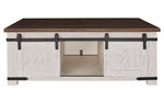 Wystfield White/Brown Wood Coffee Table