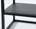 Yarlow Black Wood/Metal Extra Large TV Stand