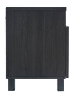 Yarlow Black Wood Extra Large TV Stand