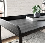 Yarlow Black Wood/Metal Home Office Desk