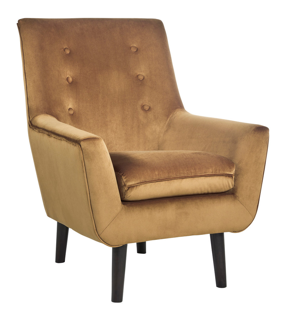 Zossen Amber Velvet Accent Chair