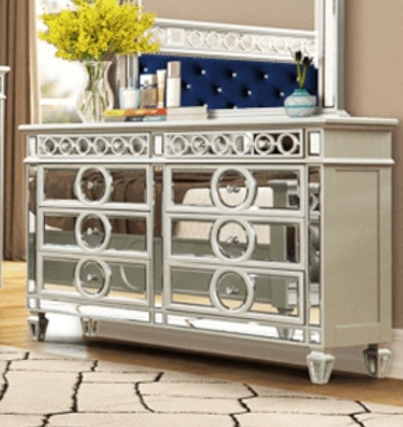 Silvana Silver Wood Dresser