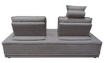 Slate Grey Fabric Lounge Seating Platform