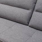 Slate Grey Fabric Lounge Seating Platform