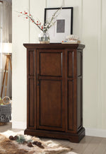 Snifter Cherry Wood Wine Cabinet with Hidden Storage