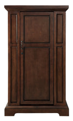 Snifter Cherry Wood Wine Cabinet with Hidden Storage