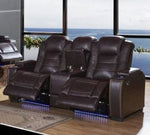 Starla Brown Power Recliner Loveseat