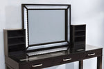 Stephanie 3-Pc Obsidian Gray Wood Vanity Set