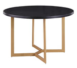 Sunland 5-Pc Black/Grey Round Dining Table Set