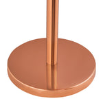 Sunset Handpainted Copper Finish Metal Side Table