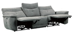 Tesoro Dark Gray Fabric Power Recliner Sofa