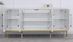 Thorne White Lacquer Wood Sideboard