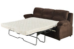 Tracey Chocolate Manual Recliner Sectional with Sleeper