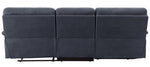 Trifora 2-Pc Dark Gray Fabric LAF Manual Recliner Sectional