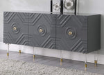 Truman Grey Lacquer Wood Sideboard