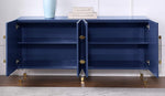 Tyrell Navy High Gloss Lacquer Wood Sideboard