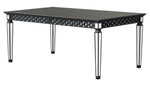 Varian II Black Wood Extendable Dining Table (Oversized)