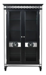 Varian II Black Wood/Glass Curio