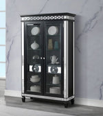 Varian II Black Wood/Glass Curio