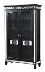 Varian II Black Wood/Glass Curio