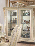 Vatican Champagne Silver Wood/Glass Curio