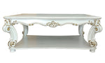 Vendom Antique Pearl Wood Rectangular Coffee Table