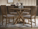 Venus 5-Pc Natural Oak Dining Table Set