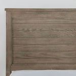 Vevey Wire-Brushed Warm Gray Wood Full Bed