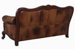 Victoria Tri-Tone Leather Sofa