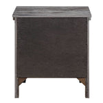 Vidalia Rustic Gray Oak Wood 2-Drawer Nightstand