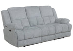 Waterbury 2-Pc Grey Fabric Power Recliner Sofa Set