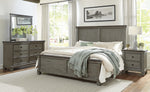 Weaver Antique Gray Wood Cal King Bed