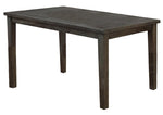 Wendy Dark Grey Wood Rectangular Dining Table