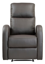 Wiley Brown Faux Leather Power Recliner