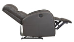 Wiley Brown Faux Leather Power Recliner