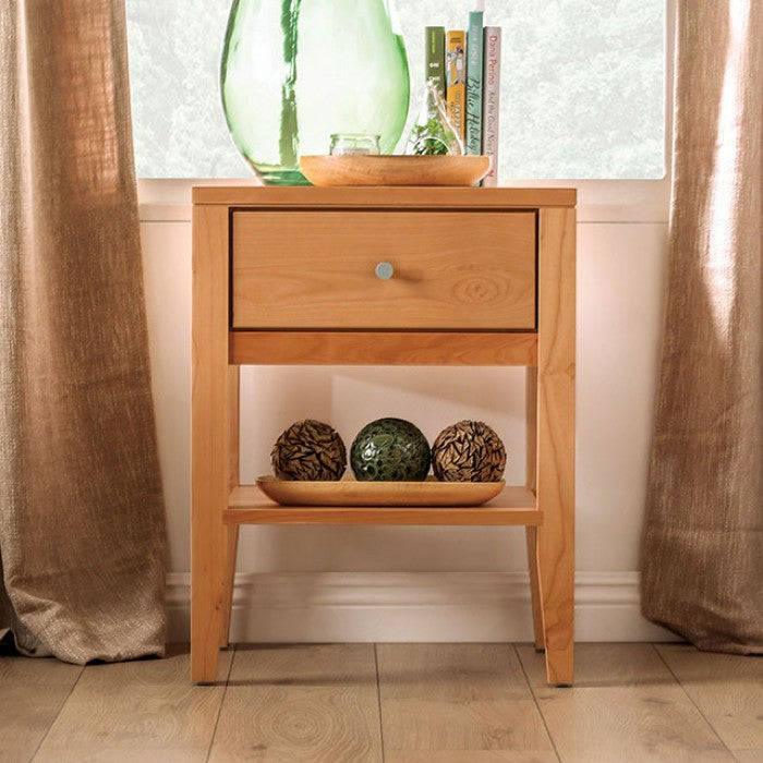 Willamette II Natural Wood Nightstand