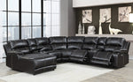 William 7-Pc Brown LAF Power Recliner Sectional Sofa