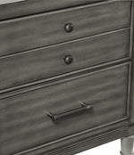 Wittenberry Gray Wood Nightstand