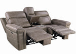 Wixom 3-Pc Taupe 2xPower Recliner Sofa Set (Oversized)