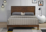 Wynne Brown Wood Queen Platform Bed