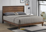 Wynne Brown Wood Queen Platform Bed