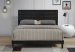 Wynne Cappuccino Wood Queen Platform Bed