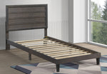 Wynne Gray Wood Twin XL Platform Bed