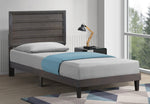 Wynne Gray Wood Twin XL Platform Bed