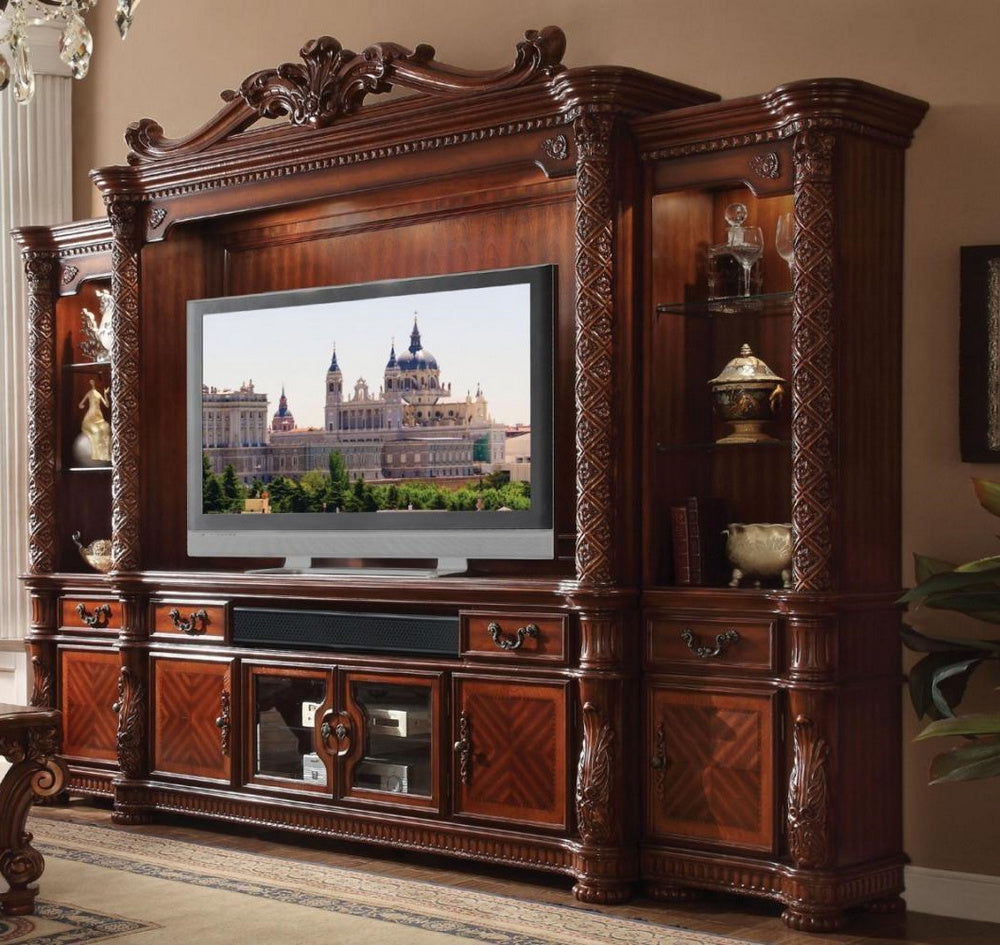 Vendome II Cherry Wood Entertainment Center (Oversized)